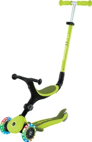 Globber Go Up Active Lights Kickboard lime green/black