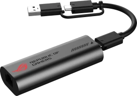 ASUS ROG USB-C10G, 10G LAN-Adapter, RJ-45, USB-C 3.2/USB-A 3.2 [Stecker] (90IG0AJ0-MO0T00)