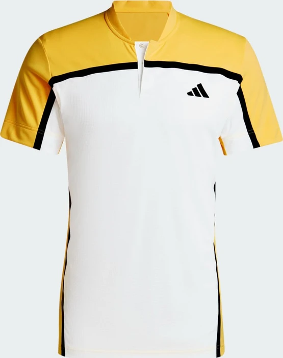 adidas Tennis Heat.RDY Pro FreeLift Henley Poloshirt kurzarm white/spark (Herren)
