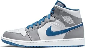 Nike Air Jordan 1 Mid cement grey/true blue/white (Herren)