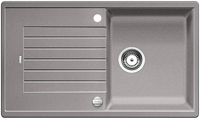 Blanco Zia 5 S Becken reversibel mit Ablauffernbedienung alumetallic