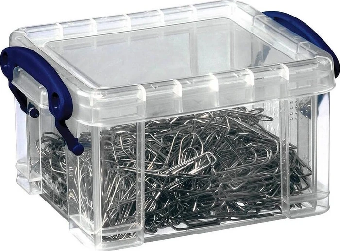 Really Useful Box Aufbewahrungsbox, 0.3l, transparent