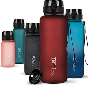 720°DGREE uberBottle softTouch Trinkflasche 1.5l imperial red