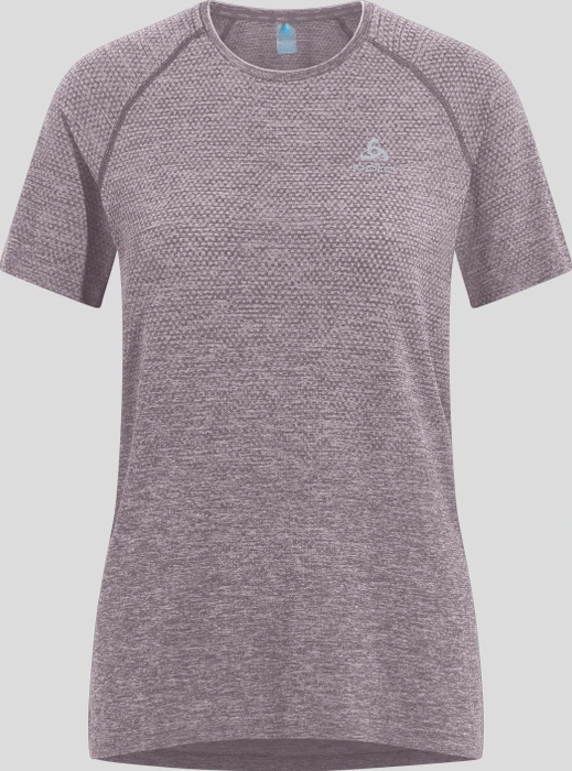 Odlo Essentials Seamless Funktionsshirt kurzarm gray ridge melange (Damen)