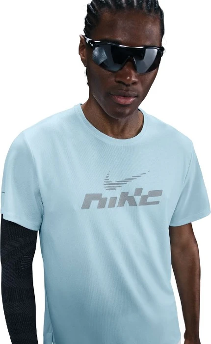 Nike Miler Flash Dri-FIT UV Laufshirt kurzarm glacier blue (Herren)
