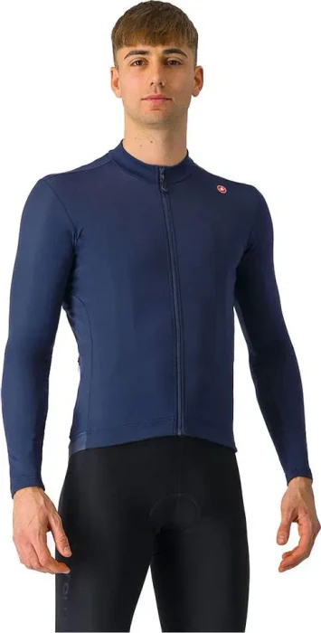 Castelli Espresso Thermal Trikot langarm belgian blue (Herren)