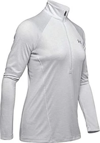 Under Armour Tech Twist Half Zip Funktionsshirt langarm halo gray/metallic silver (Damen)