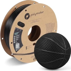 Polymaker PolyFlex 90, schwarz, Spule, 1.75mm, 750g