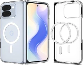 Spigen Ultra Hybrid Metal Ring (MagFit) für Google Pixel 10 Pro Fold Clear White