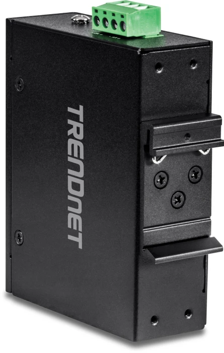 TRENDnet TI Hardened Industrial Railmount Gigabit Switch, 5x RJ-45, 120W PoE+