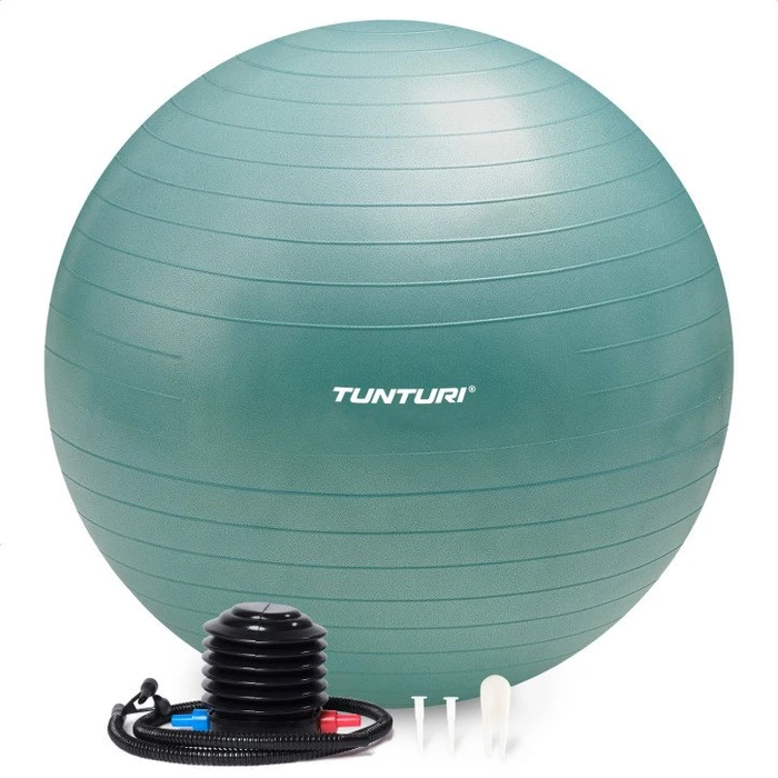 Tunturi Anti Burst 65cm Gymnastikball petrolblau