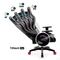 Diablo Chairs X-One 2.0 Kido Kinder-Gamingstuhl, schwarz/rot Vorschaubild
