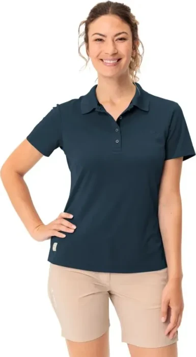 Vaude Essential Poloshirt kurzarm dark sea (Damen)