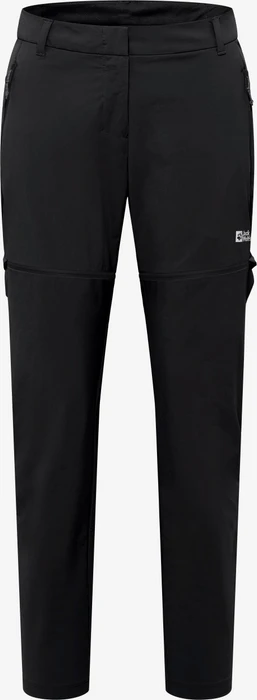 Jack Wolfskin Hikeout Zip-Off Hose lang schwarz (Damen)