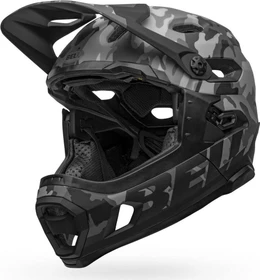 Bell Super DH Spherical Fullface-Helm matte/gloss black camo
