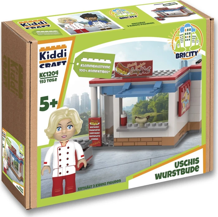 Kiddicraft Bricity Uschis Wurstbude
