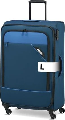 Travelite Derby 4-Rad Trolley L erweiterbar marine