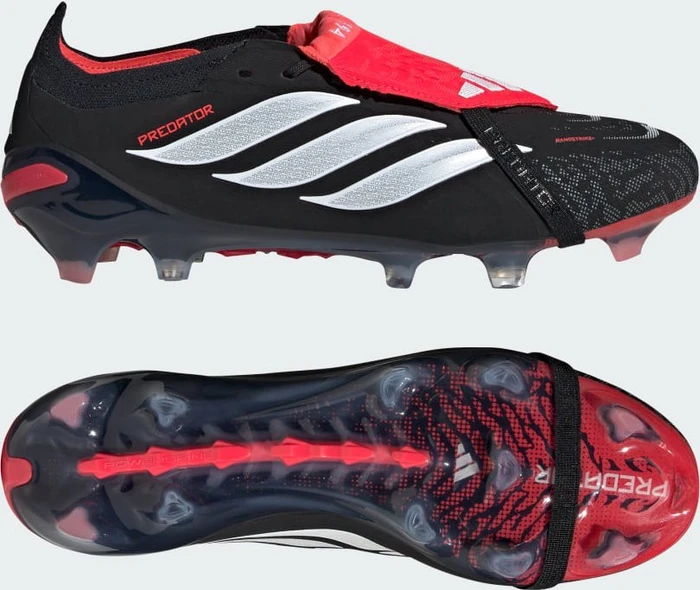 adidas Predator Elite Fold-Over Tongue FG core black/cloud white/lucid red
