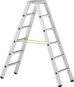 Zarges Saferstep B Alu gebördelt 2-tlg. Stehleiter, 2x 6 Stufen