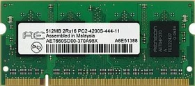 Aeneon SO-DIMM 512MB, DDR2-667, CL4 (AET660SD00-30D)