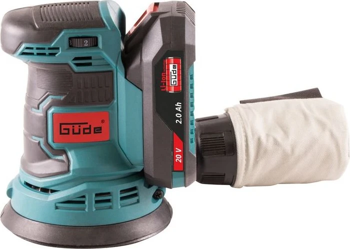 Güde EXS 20-201-24 Akku-Exzenterschleifer inkl. Akku 2.0Ah