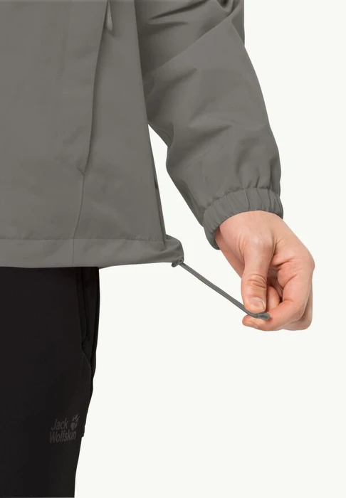 Jack Wolfskin Stormy Point 2L Funktionsjacke smokey grey (Herren)
