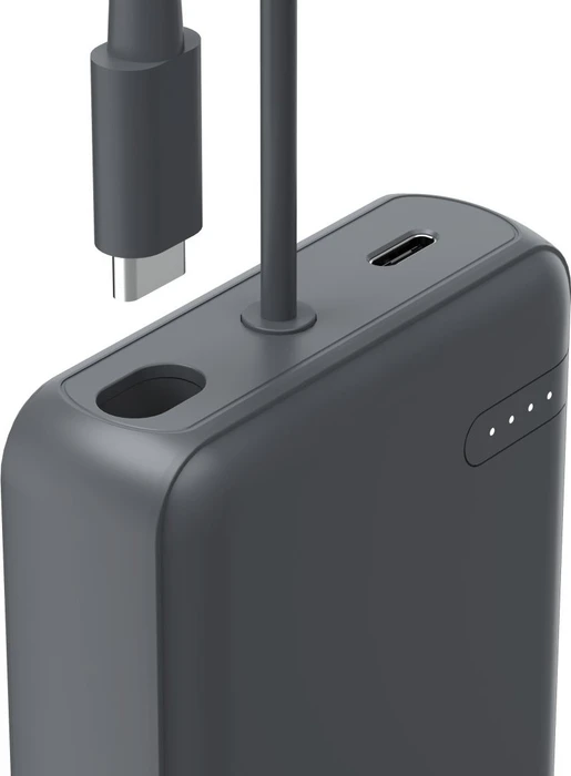 Hama Power Pack Travel mit Kabel 10000mAh anthrazit