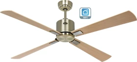 CasaFan Eco Neo III 132 MA-AH/BU WiFi Deckenventilator ahorn/buche/messing antik