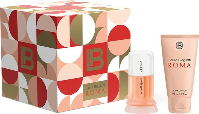 Laura Biagiotti Roma Donna EdT 25ml + Body Lotion 50ml Duftset