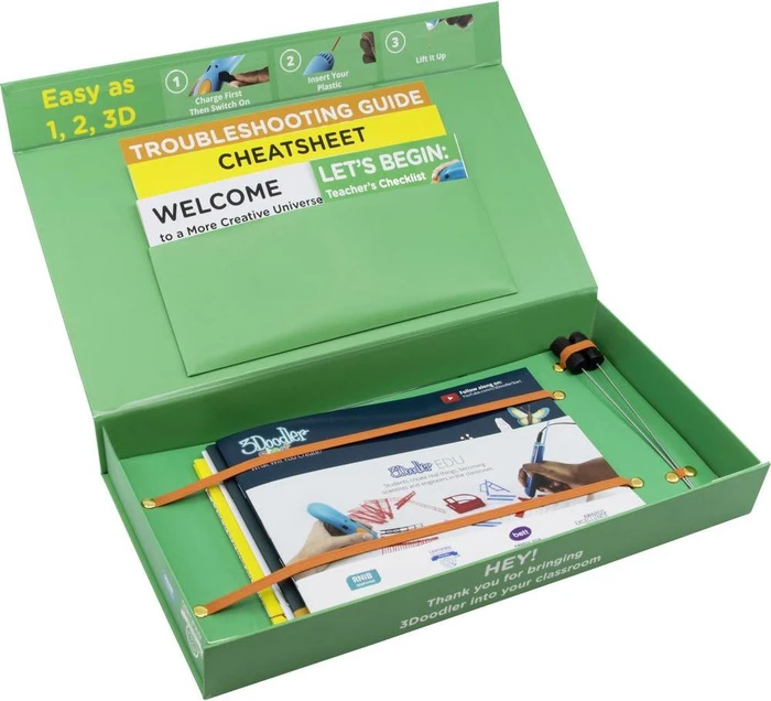 3Doodler Start, orange/türkis, Schulset EDU Full Bundle