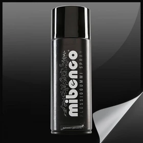 mibenco Flüssiggummi Spray schwarz glänzend 400ml