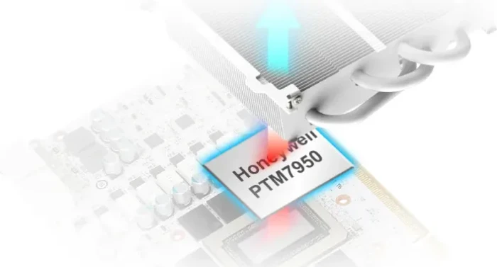 PowerColor Hellhound Spectral White Radeon RX 9070 XT, 16GB GDDR6, HDMI, 3x DP