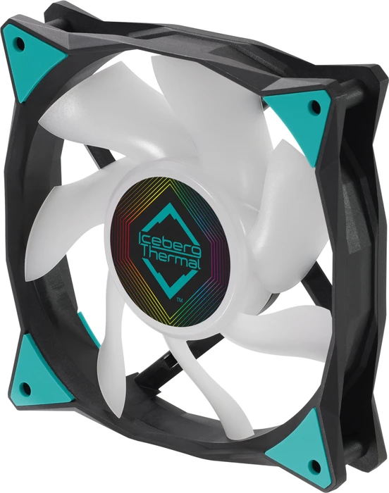 Iceberg Thermal IceGALE ARGB, Black, 120mm