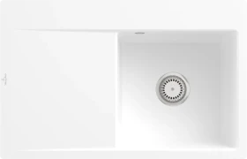 Villeroy & Boch Subway Style 45 Flat flächenbündig Becken rechts stone white
