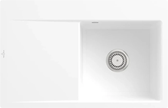 Villeroy & Boch Subway Style 45 Flat flächenbündig Becken rechts stone white