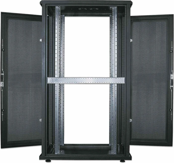 Intellinet Serverschrank 36HE, Flatpack, IP2X, schwarz, 1000mm tief