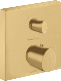 Hansgrohe Axor Starck Organic Thermostat Unterputz mit Ab- und Umstellventil brushed gold optic