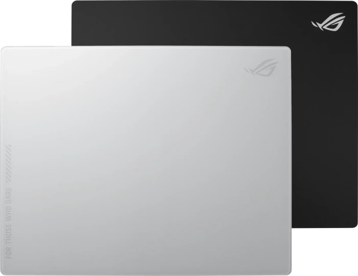 ASUS ROG Moonstone Ace L Glass Mousepad, 500x400mm, Black Edition