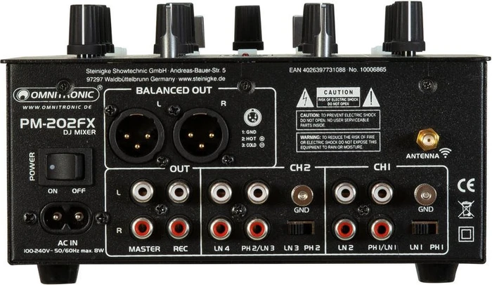 Omnitronic PM-202FX