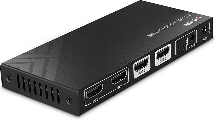 Lindy 2x2 HDMI 8K60 Matrix HDMI-Splitter