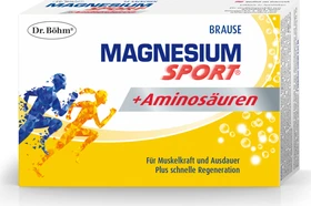Dr. Böhm Magnesium Sport + Aminosäuren Brausepulver Portionsbeutel, 14 Stück