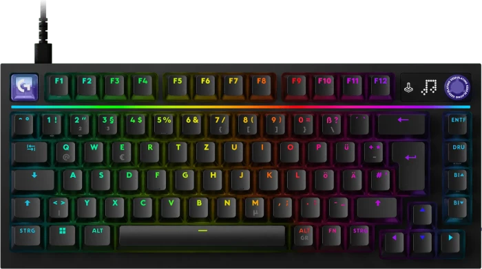 Logitech G316 X 75, schwarz, Tactile Switch, USB, DE