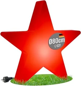 8 seasons design Red Motiv Shining Star 80cm rot LED 1x E27