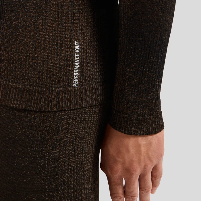 Odlo POW Blackcomb Baselayer Rundhals Funktionsshirt langarm fudge (Herren)