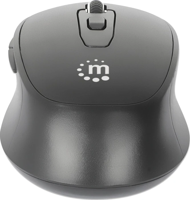 Manhattan Office Pro MW6200 Wireless Optical Mouse, schwarz, USB