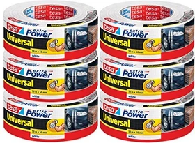 tesa extra Power Universal weiß, Gewebeband, 50mm/50m, 6 Stück