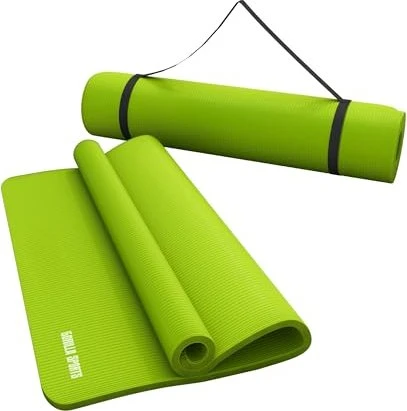 Gorilla Sports 190x60cm Yogamatte limegreen