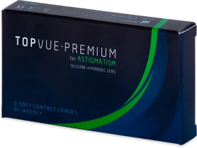 TopVue Premium for Astigmatism, -10.00 Dioptrien, 3 Stück
