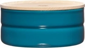 Riess Vorratsdose mit Eschenholzdeckel 720ml blue