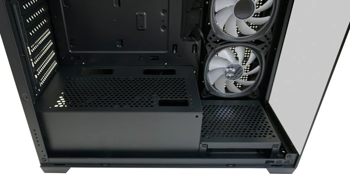 LC-Power Gaming 715B Seamless_X, schwarz, Glasfenster